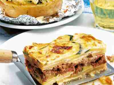 Moussaka mit Feta