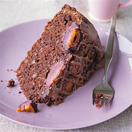 Schoko-Pflaumenkuchen