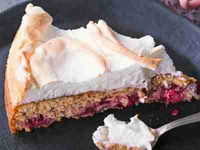 Brombeer-Baiser-Kuchen