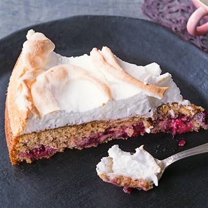 Brombeer-Baiser-Kuchen
