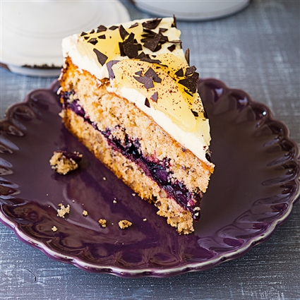Walnuss-Holundertorte