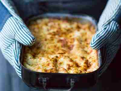 Pilz-Lasagne mit Paprika