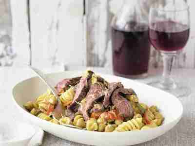 Kichererbsensauce mit Rinderfilet