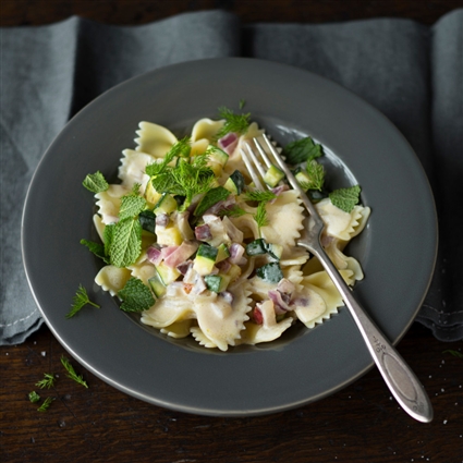 Zucchini-Ziegenkäse-Sauce