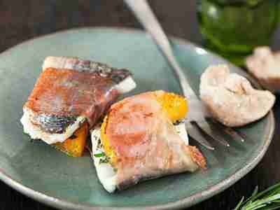 Fisch-Saltimbocca