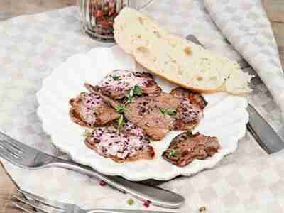 Pfefferfilet mit Thymianbutter