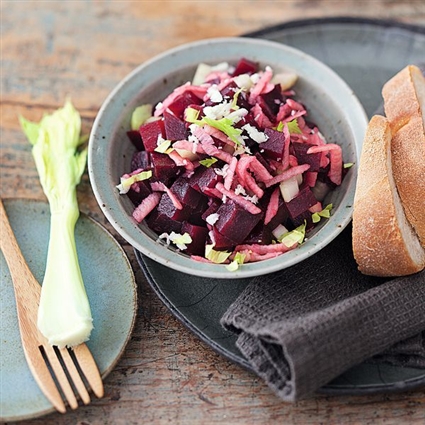 Fruchtig-Scharfer Rote-Bete-Salat