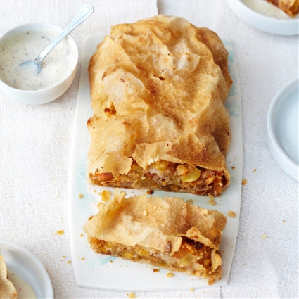 Veganer Apfelstrudel