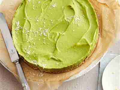 Vegane Avocado-Limetten-Torte