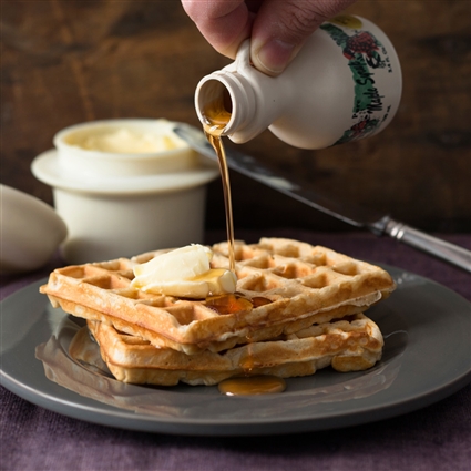 Apfel-Zimt-Waffeln