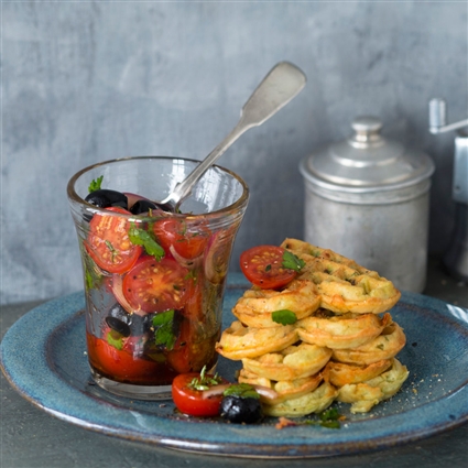 Zucchiniwaffeln