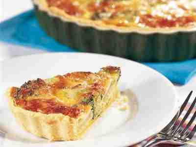 Brokkoli-Lauch-Quiche