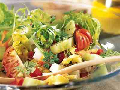 Vegetarischer bunter Salat
