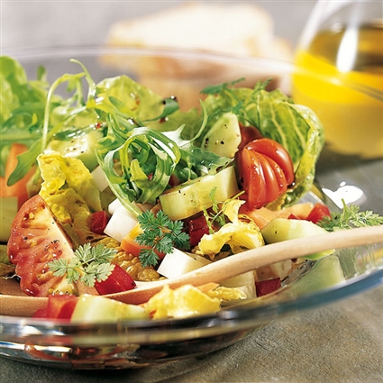 Vegetarischer bunter Salat