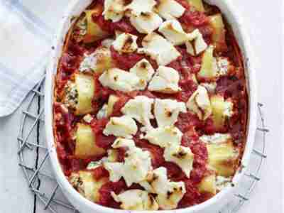 Kräuter-Frischkäse-Cannelloni