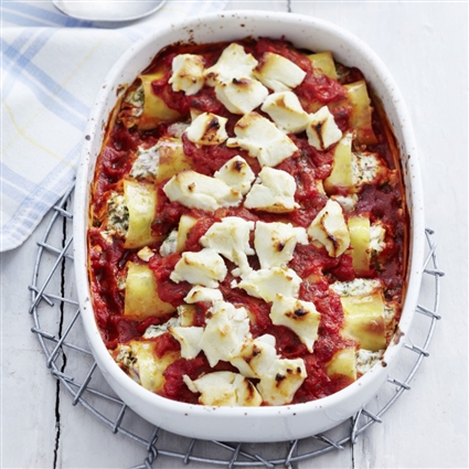 Kräuter-Frischkäse-Cannelloni
