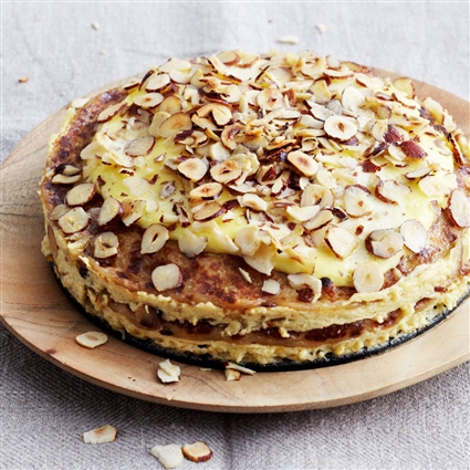Pfannkuchen mit Orangenquark