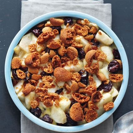 Birnengratin mit Amaretti