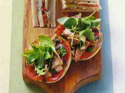 Thunfisch-Pizza-Toast