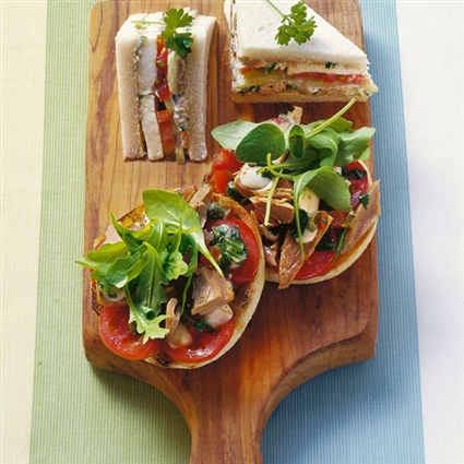 Thunfisch-Pizza-Toast