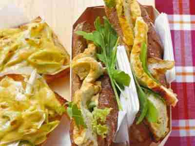 Käse-Frittata-Sandwich