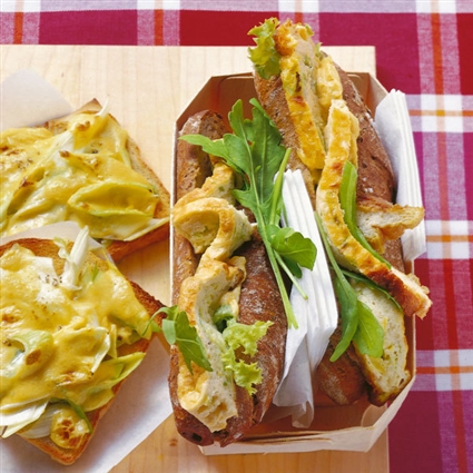 Käse-Frittata-Sandwich
