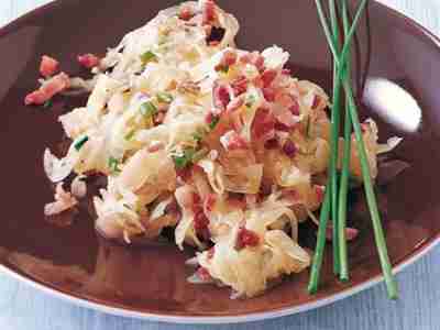 Sauerkrautsalat mit Speck