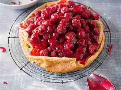 Fruchtige Himbeerkuppel mit Stevia