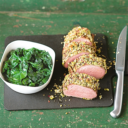 Pfeffer-Pistazien-Filet