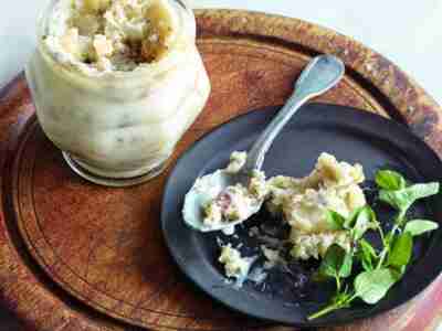 Gänseschmalz mit Äpfeln und Zwiebeln