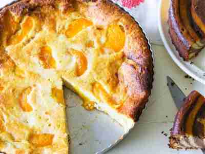 Käsekuchen mit Mandarinen