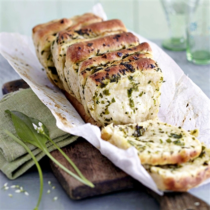 Bärlauch-Fächerbrot