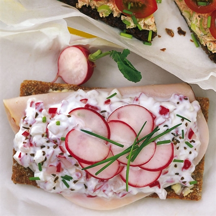 Radieschenquark mit Putenbrust