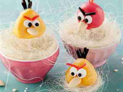 Angry Birds Cake Pops