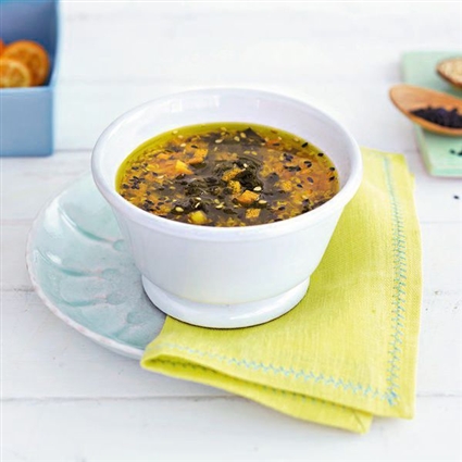 Algen-Zitrus-Vinaigrette