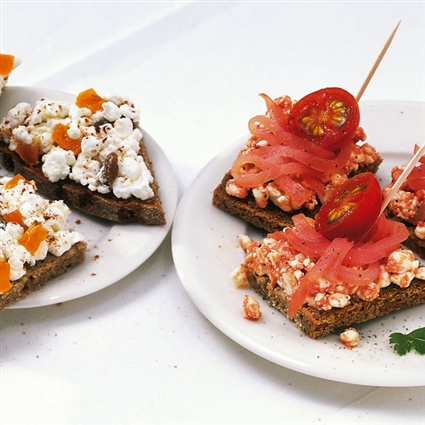 Frühstücksbrote süß und pikant