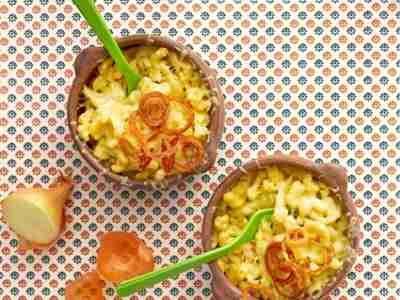 Käsespätzle mit Röstzwiebeln
