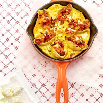 Gefüllte Conchiglioni