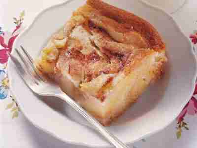 Apfelkuchen mit Sahneguss