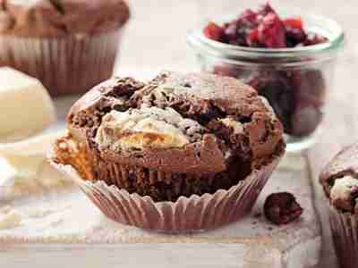 Schoko-Cranberry-Muffins