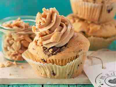Amerikanische Erdnuss-Muffins