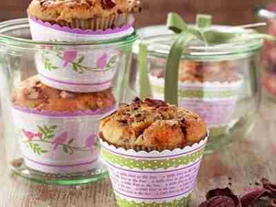 Krokant-Pecan-Muffins