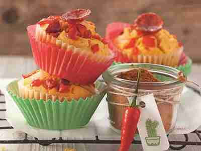 Mais-Paprika-Muffins
