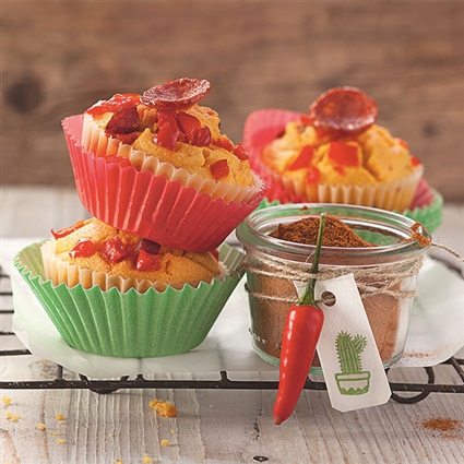 Mais-Paprika-Muffins