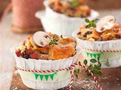 Schinken-Pilz-Muffins