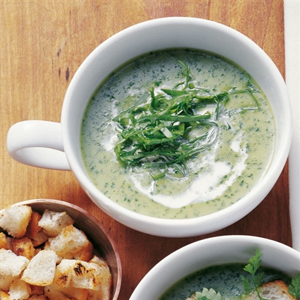 Vegetarische Sauerampfersuppe