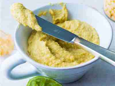 Limetten-Hummus