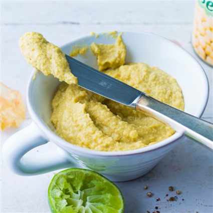 Limetten-Hummus