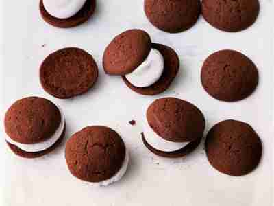 Schoko-Marshmallow-Whoopies
