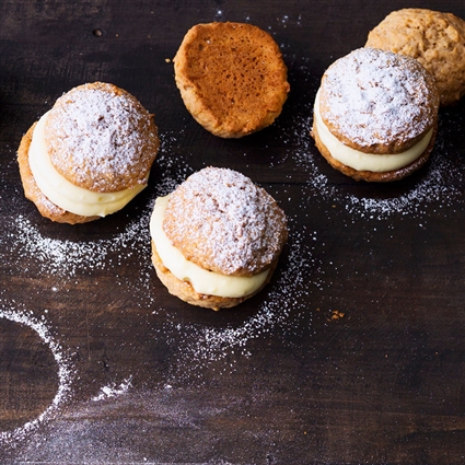 Apfel-Vanille-Whoopies